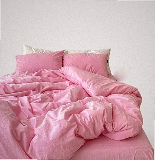 100% Cotton Duvet Cover Solid Print ComforterQuiltmattress cover Bedding set