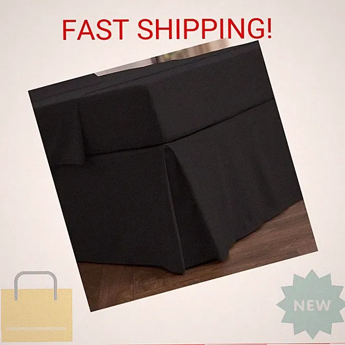 Mellanni Bed Skirt Twin Size - Bed Skirting - 15-Inch Tailored Drop Pleated Dust