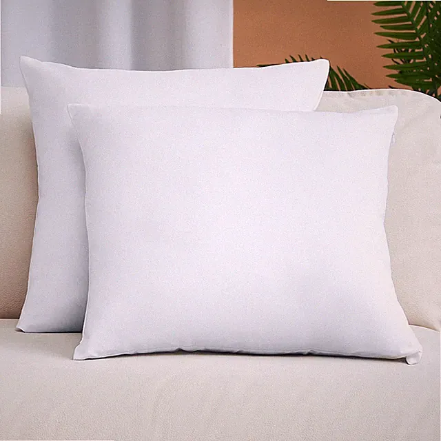 Mellanni Decorative Throw Pillow Cover With Zipper, Set of 2, Brushed Microfiber