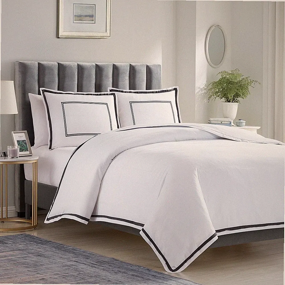 Mellanni Duvet Cover Set - 3 PC Iconic Collection Bedding Set - Hotel Luxury,...