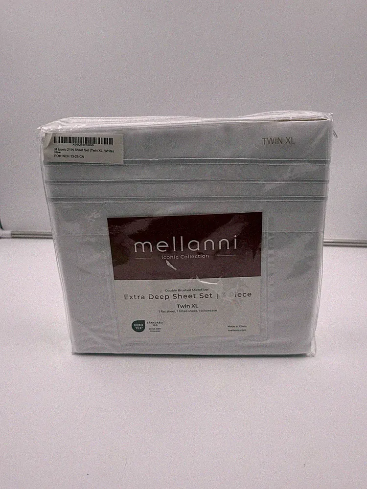 Mellanni Extra Deep Twin XL Sheet 3 Pc Iconic Collection Bedding Hotel Luxury