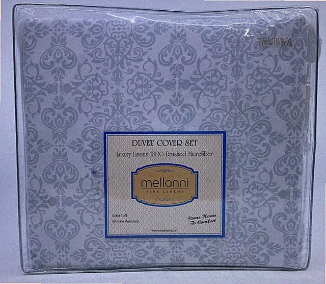 Mellanni Fine Linens Duvet Cover Set 1800 Brushed Microfiber Extra Soft Twin XL