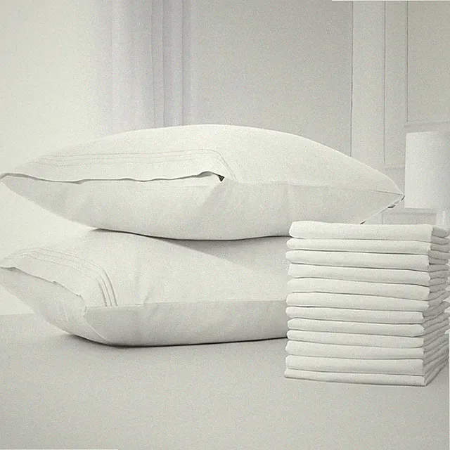 Mellanni Luxury Microfiber Pillowcases with Envelope Closure, White, 12 Pack