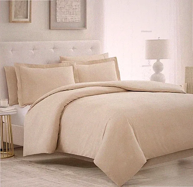 New! Mellanni Duvet Cover King Size Set - 5 PC Iconic Collection Bedding Set