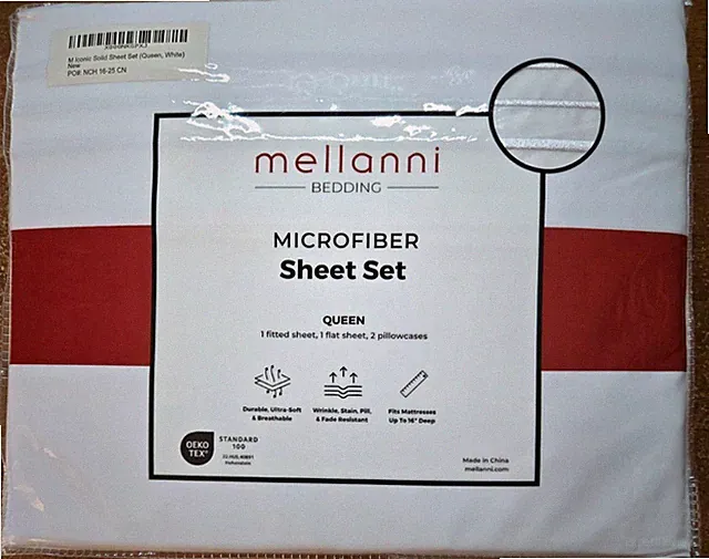 QUEEN SHEET SETS - 4 PC ICONIC COLLECTION BEDDING - HOTEL LUXURY, EXTRA SOFT